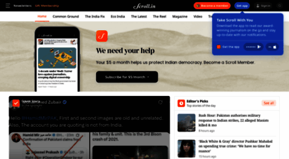 scroll.in - scroll.in - latest news, in depth news, india news, politics news, indian cinema, indian sports, culture, video news