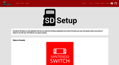 sdsetup.com - homebrew sd setup