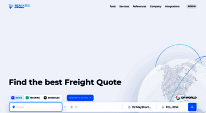searates.com - international container shipping  online freight marketplace