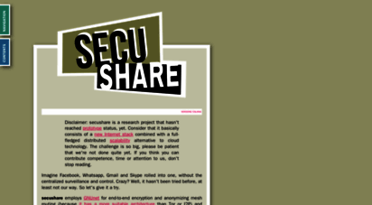 secushare.org - secure share