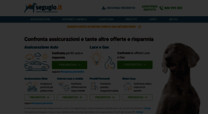 segugio.it - confronta ssicurazioni on line, tariffe, mutui, prestiti, conti  segugio.it
