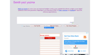 sekilliyaziyazma.com - şekilli yazi yazma, sekilli isim yazma, süslü facebook nick yapma, şekilli yazi oluşturmak,süslü nick oluşturmak