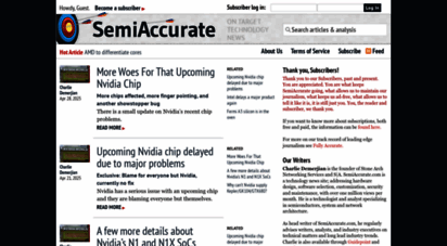 semiaccurate.com - semiaccurate - on target technology news