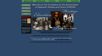 sephardicstudies.org - foundation for the advancement of sephardic studies and culture