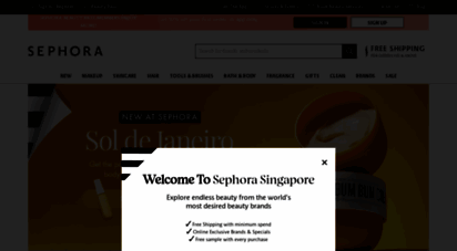 similar web sites like sephora.sg