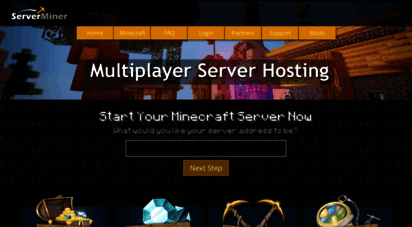 serverminer.com - serverminer  minecraft server hosting