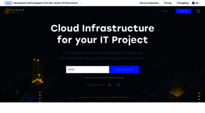 serverspace.io - serverspace - cloud service provider  it infrastructure
