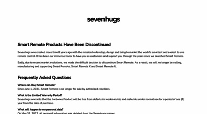 sevenhugs.com