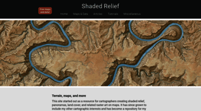 shadedrelief.com - shaded relief - home