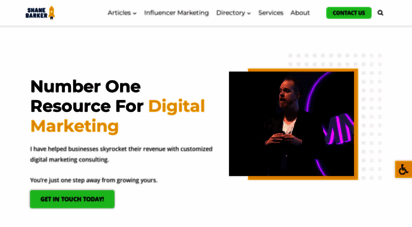 shanebarker.com - digital marketing consultant  boost your revenue with help of shane barker