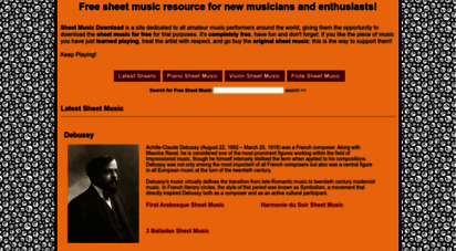 sheetmusicdownload.in - sheet music download - free downloadable sheet music