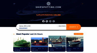 shipspotting.com - home - shipspotting.com - ship photos and ship tracker