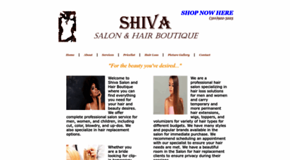 shivasalonandhairboutique.com