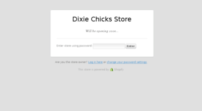 shop.dixiechicks.com