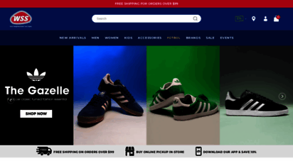 shopwss.com - wss shoes, clothing & athletic gear  shopwss.com