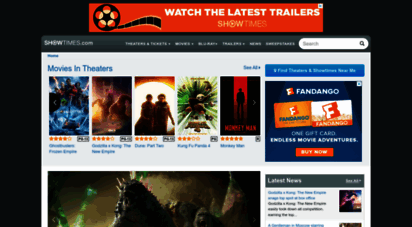 showtimes.com - find movie showtimes and movie theaters  new movies & trailers