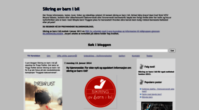 sikringavbarnibil.blogspot.com - sikring av barn i bil