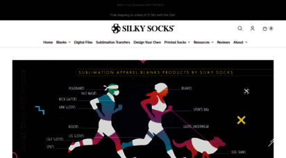 silkysocks.com - silky socks - custom socks, blanks, and apparel!