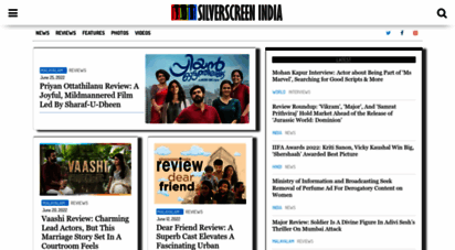 silverscreen.in - silverscreen india - entertainment, books, movies, tv and art - news, opinions, original photography and features