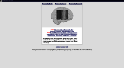 similarminds.com - personality tests