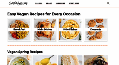 simpleveganblog.com - simple vegan blog  a food blog with simple, healthy, vegan recipes