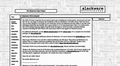 slackware.com - the slackware linux project