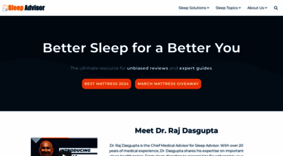 sleepadvisor.org - sleep advisor  healthy sleep tips, news and product reviews