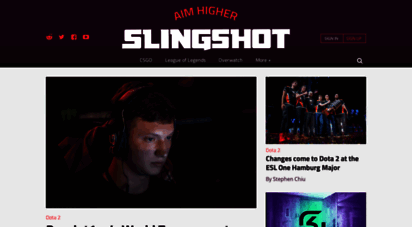 slingshotesports.com - slingshot esports  stories, news and culture from the world of esports.