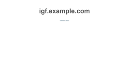sobatkeren.com - igf.example.com &mdash coming soon