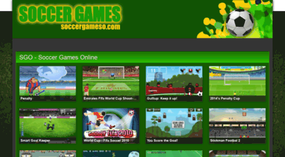 soccergameso.com - soccer games online - the best soccer games on sgo!