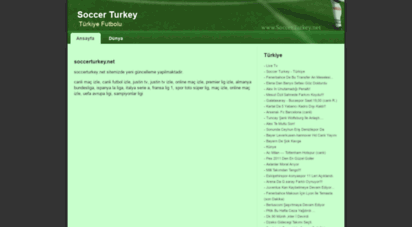 soccerturkey.net - canli maç izle - canli futbol izle - justin tv - online maç izle