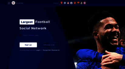 social442.com - football social network - landing page