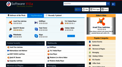 softwarevilla.com - download freeware and shareware software, reviews, ratings