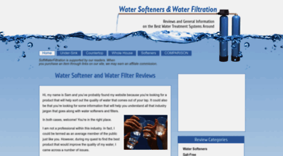 softwaterfiltration.com - best water filters and water softeners 2015 - reviews and comparison