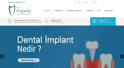 soganlikadsp.com - özel soğanlık ağız ve diş sağlığı polikliniği  kartal implant  kartal diş