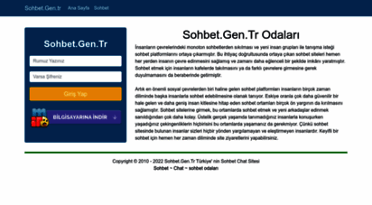 similar web sites like sohbet.gen.tr
