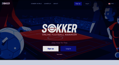 sokker.org - sokker manager 3d: football manager game online - soccer manager