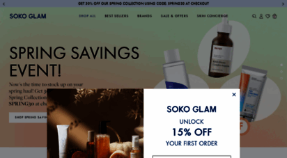 sokoglam.com - soko glam - korean skin care, beauty & makeup products