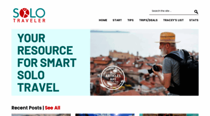 solotravelerworld.com - solo traveler - solo travel tips, safety advice, stories and destinations