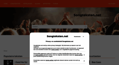 songteksten.net - songteksten.net - your favourite lyrics!