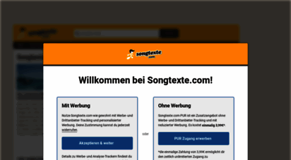 songtexte.com - kostenlose songtexte, lyrics, liedtexte und übersetzungen auf songtexte.com