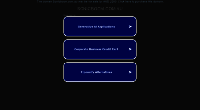 sonicboom.com.au