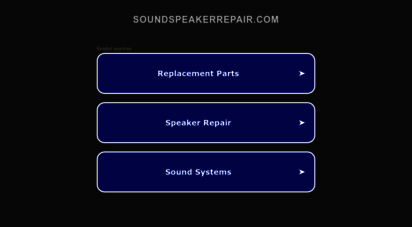 soundspeakerrepair.com