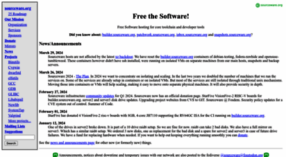 sourceware.org - sourceware.org: free software! get your fresh hot free software!