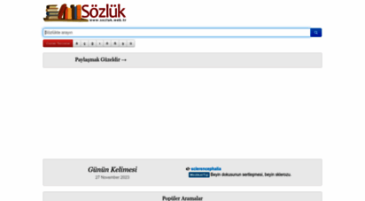 sozluk.web.tr - sözlük ingilizce, almanca sözlük, türkçe çeviri tercüme