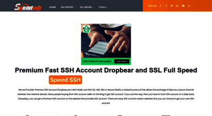speedssh.com - premium fast ssh account dropbear and ssh ssl full speed - speedssh.com