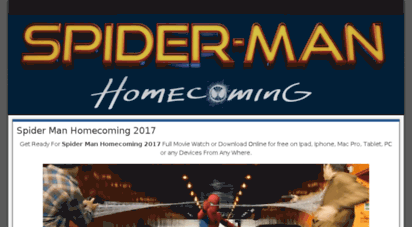 similar web sites like spider-manhomecoming.net