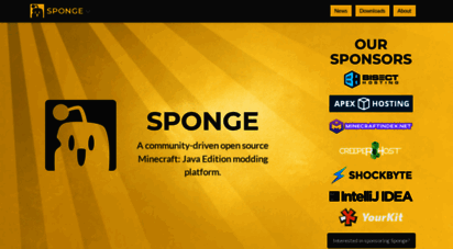 spongepowered.org - sponge - minecraft: java edition modding api