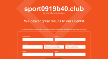 sport0919b40.club - contact us