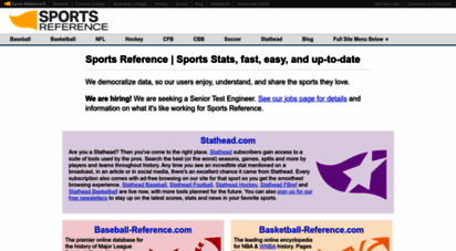 sports-reference.com - sports reference  sports stats, fast, easy, and up-to-date  sports-reference.com